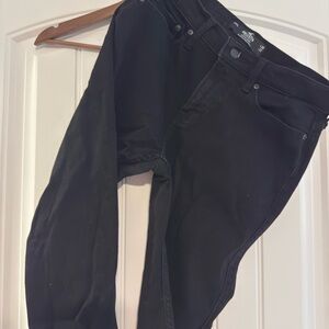 Hollister Men's Dark Black Skinny Jeans